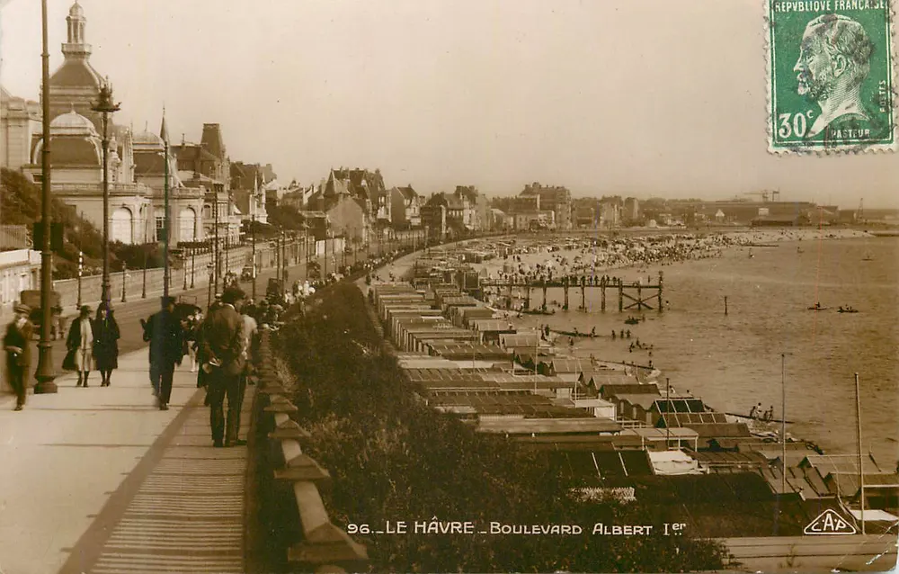Le Havre — Boulevard Albert Ier — editor A.P. n°96 - Frente