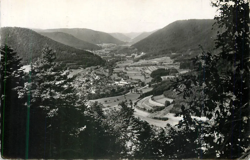 Vallée de Celles — Panoramablick — Foto von A. Absalon - Vexaincourt - Vorderseite