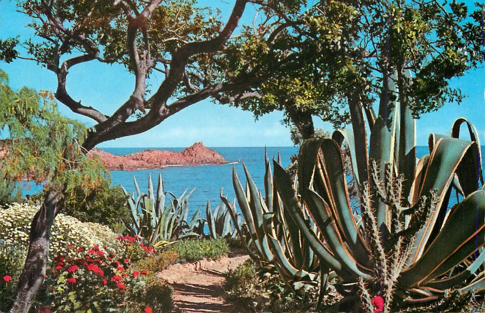 La Côte d'Azur — Harmonie de couleur et de lumière — Collection Coatingny - Recto