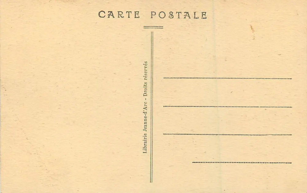 Chaumont — Kirche Saint-Jean-Baptiste, Das Grab — Librairie Jeanne-d'Arc - Rückseite