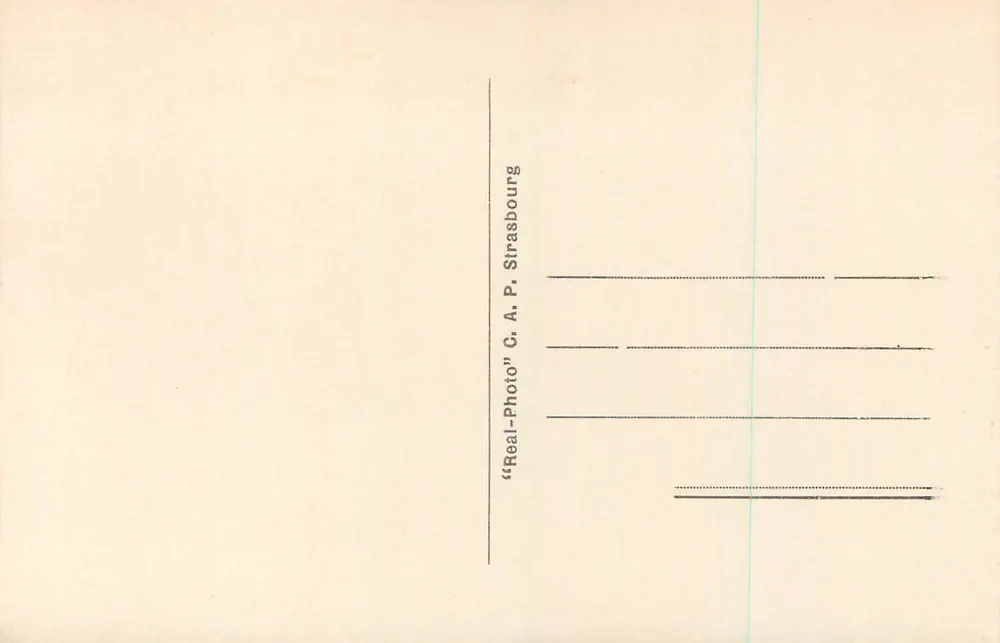 Le Tympaan du Grand Portail — Cathédrale de Strasbourg — G.A.P. n°390 - Verso