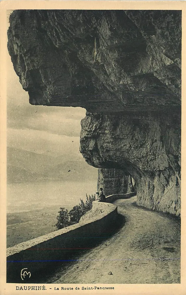 Dauphiné - A Estrada de Saint-Pancrasse — Editor Martinotto, n°40 - Frente