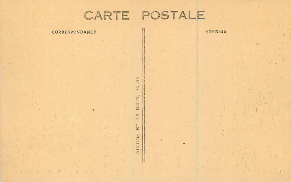 Sainte-Adresse — La Falaise et l'Hôtellerie — G. F. Le Havre - Verso