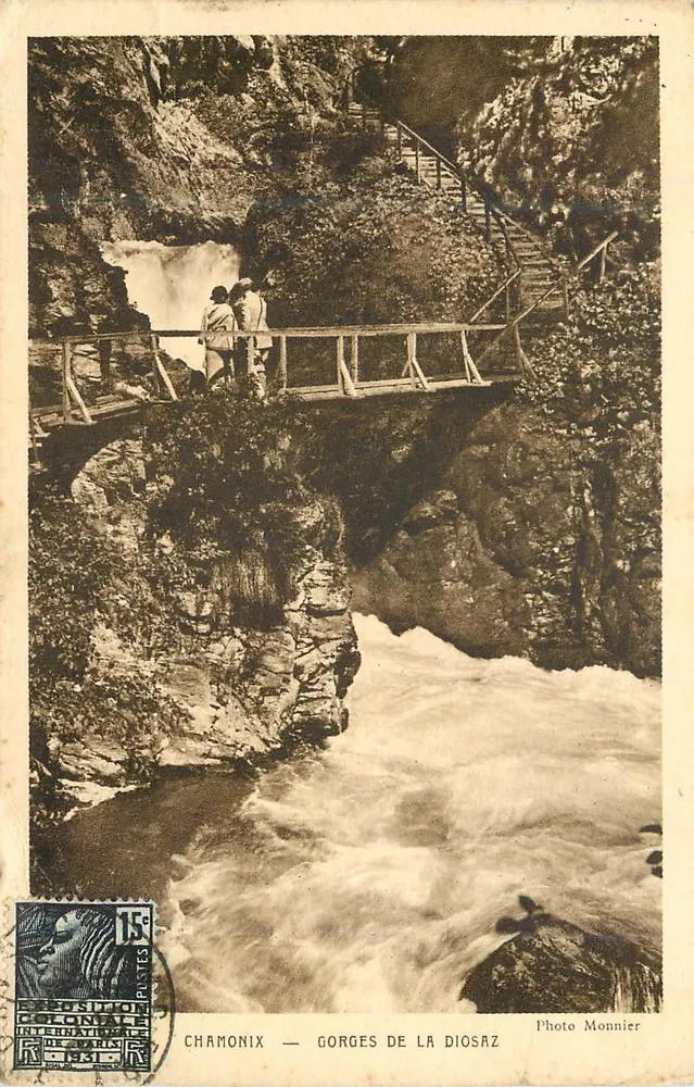 Chamonix — Gorges da Diosaz — Foto Monnier - Frente