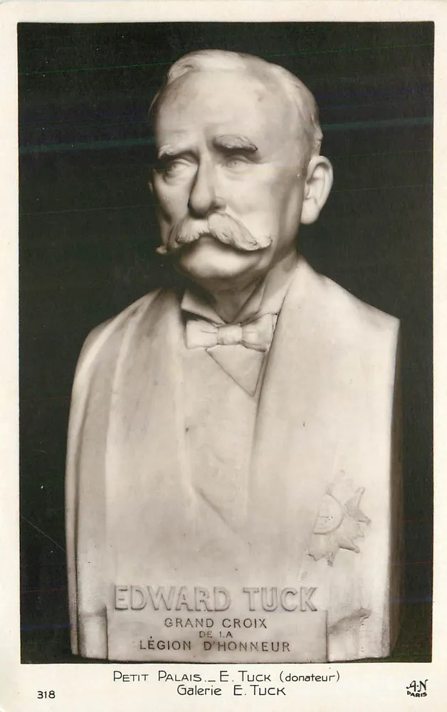 Buste d'Edward Tuck — Grand Croix de la Légion d'Honneur — Galerie E. Tuck, Petit Palais, Paris - Recto