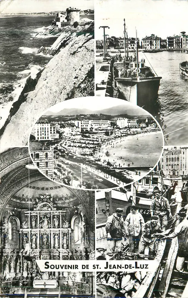 Saint-Jean-de-Luz — Souvenir de St. Jean-de-Luz — Réal-Photo - Recto