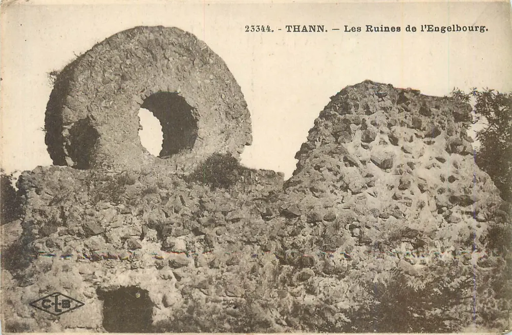 Thann — As Ruínas do Engelbourg — C. Lardier, Besançon - Frente