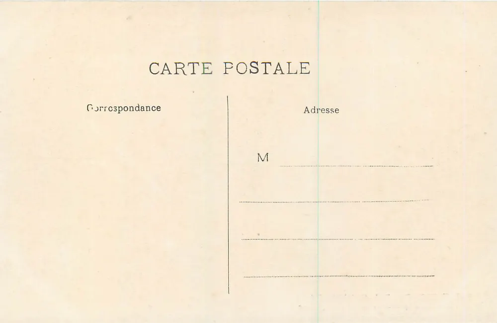 Saint-Bertrand-de-Comminges — Zwei Mönche, die um den Stock des Oberen streiten — M.T. CTE - Rückseite