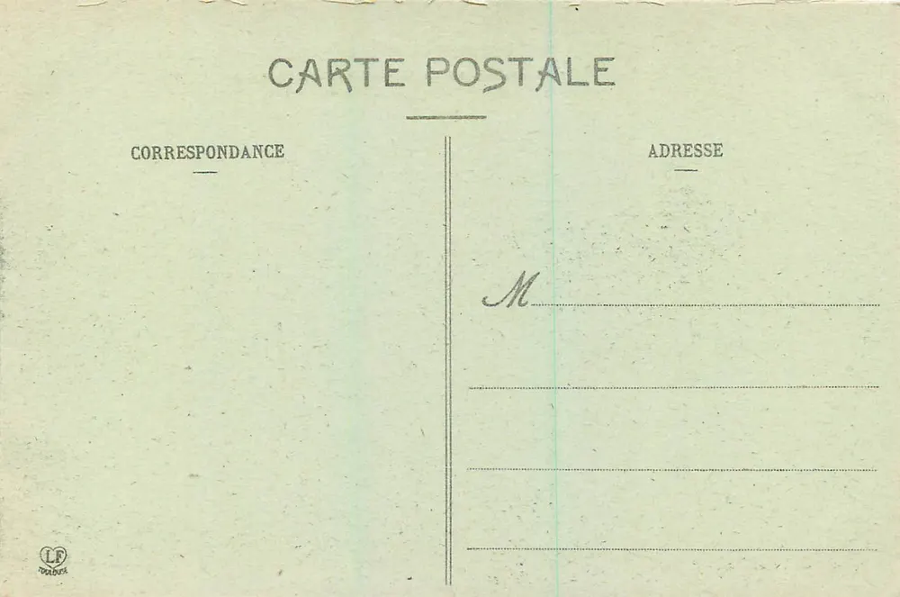 Jurançon, Ansicht vom Boulevard des Pyrénées — Les Basses-Pyrénées — Phototype Labouche Frères, Toulouse - Rückseite