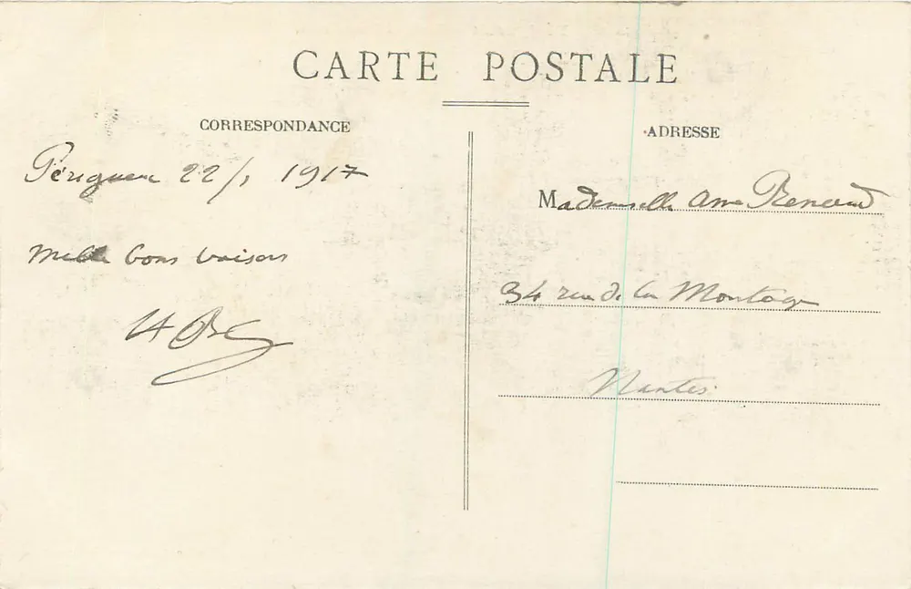 Périgueux — Basílica de Saint-Front — Librairie P. Léon, O. B. France, Périgueux - Verso