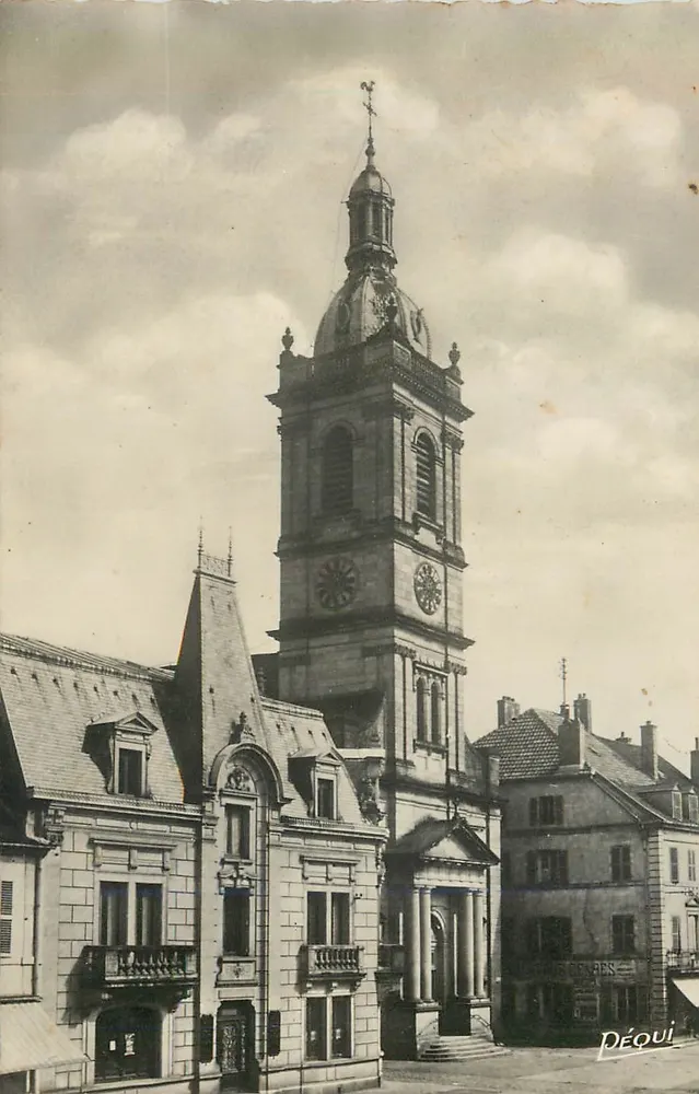 Kirche Saint-Étienne von Lure — Aussicht der Turm — Verlag Déquéi, Nr. 661 - Vorderseite