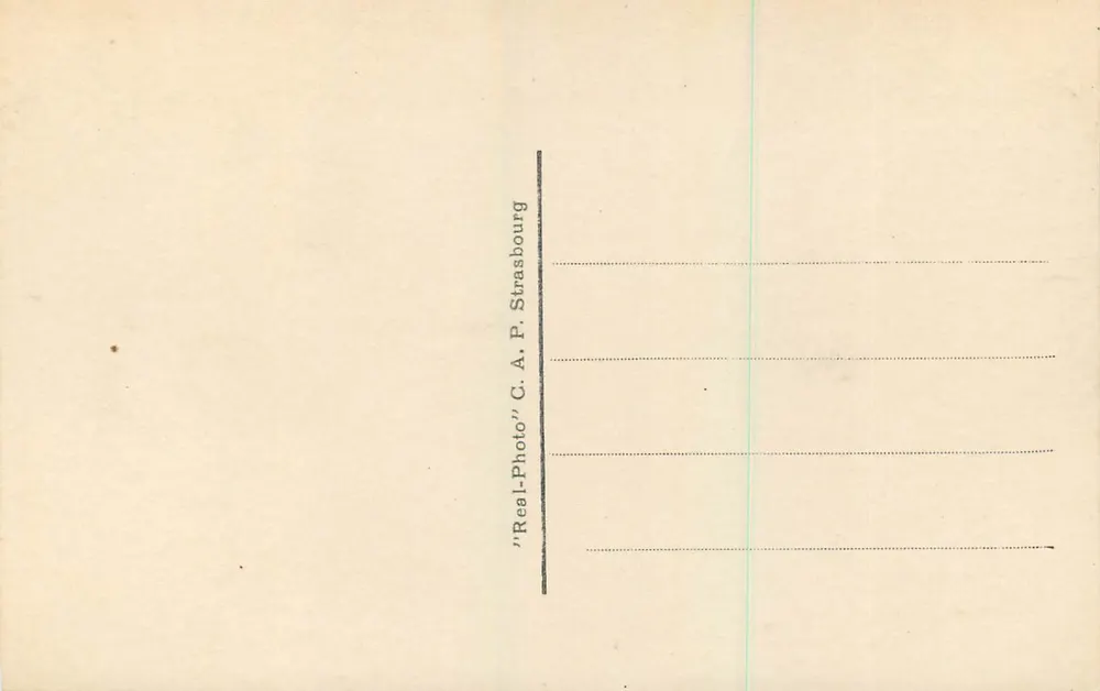 Le Mont Dore — Die Straße und die Sancy-Kette — Verlag A.P. Straßburg - Rückseite