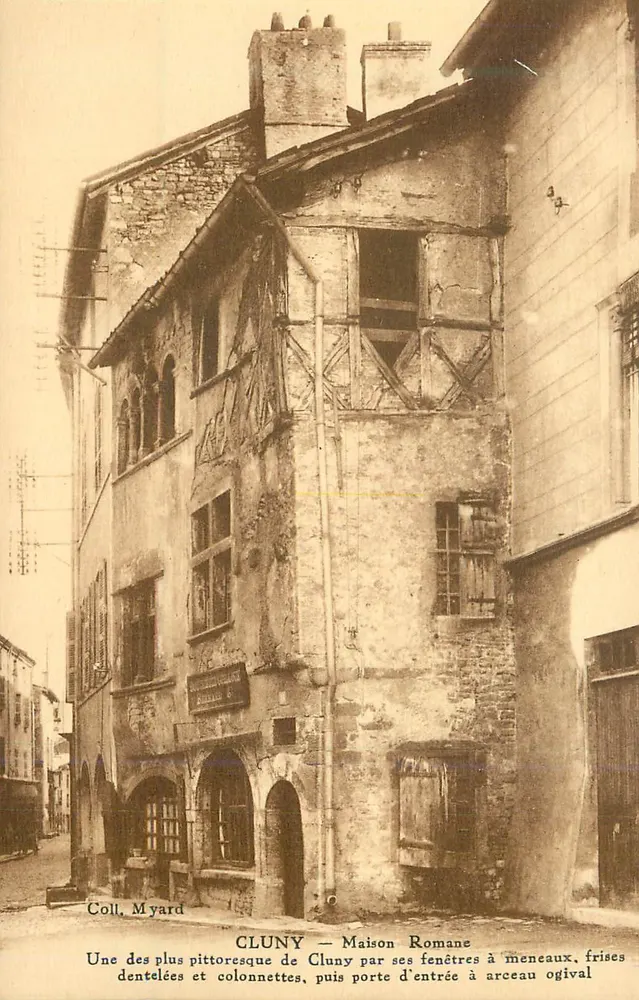 Cluny — Casa Romana — Coll. Myard - Frente