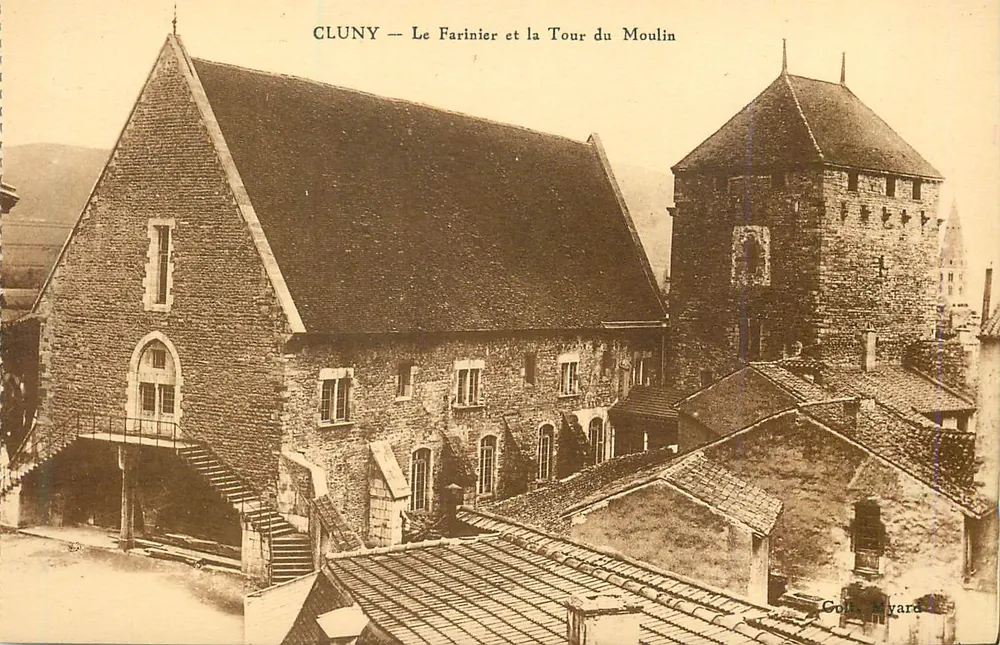 Cluny — Le Farinier et la Tour du Moulin — G. Hyard - Recto