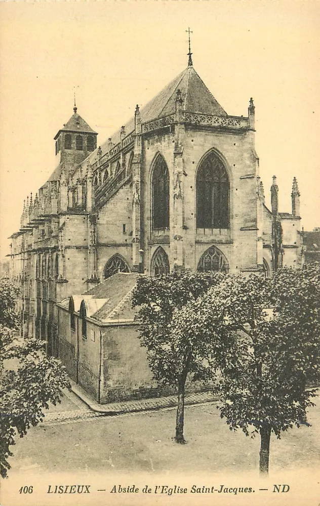 Lisieux — Abside da Igreja Saint-Jacques — ND - Frente