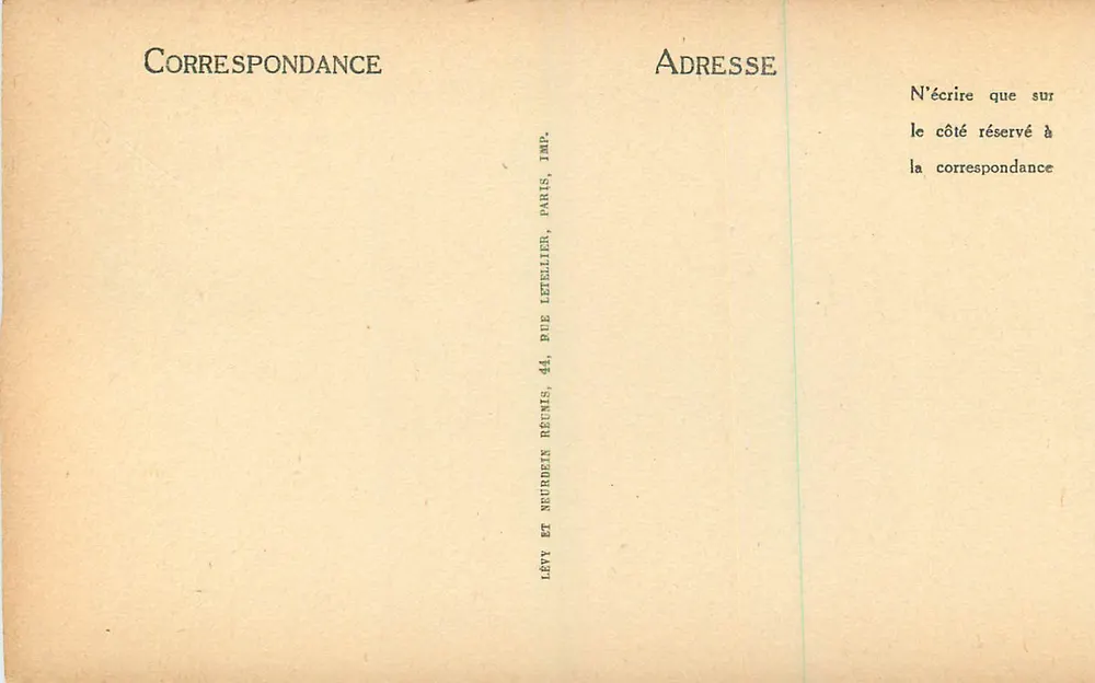 Lisieux — O Jardim Público — LL - Verso