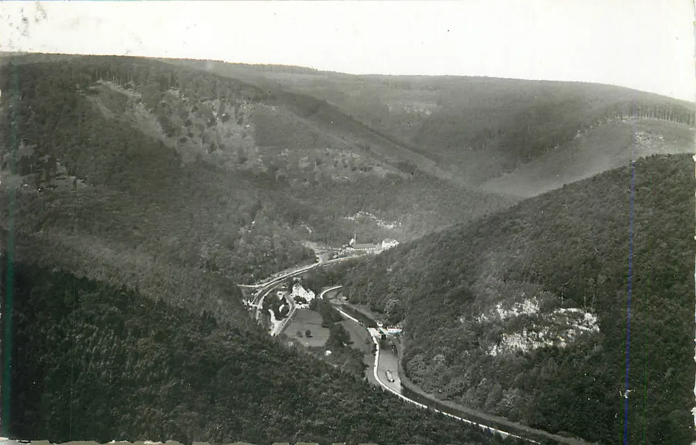Vista aérea de Stambach — 704 — editor Félix Lüib - Frente