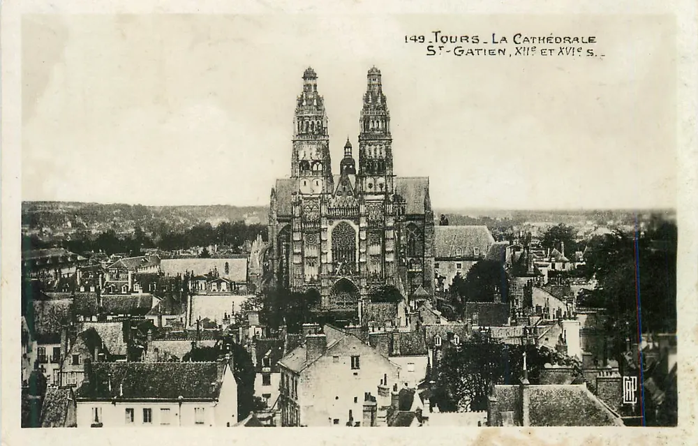 Tours - Die Kathedrale Saint-Gatien, 12. und 16. Jahrhundert - Vorderseite