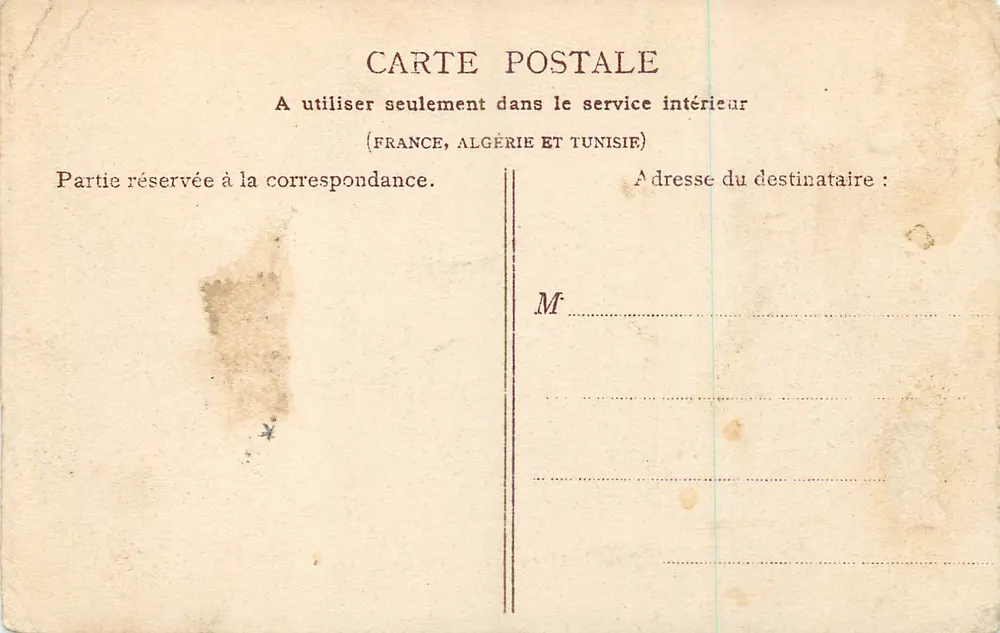 Arras - Derniers vestiges des Fortifications (Baudimont) — B.D., Roubaix, n°89 - Verso