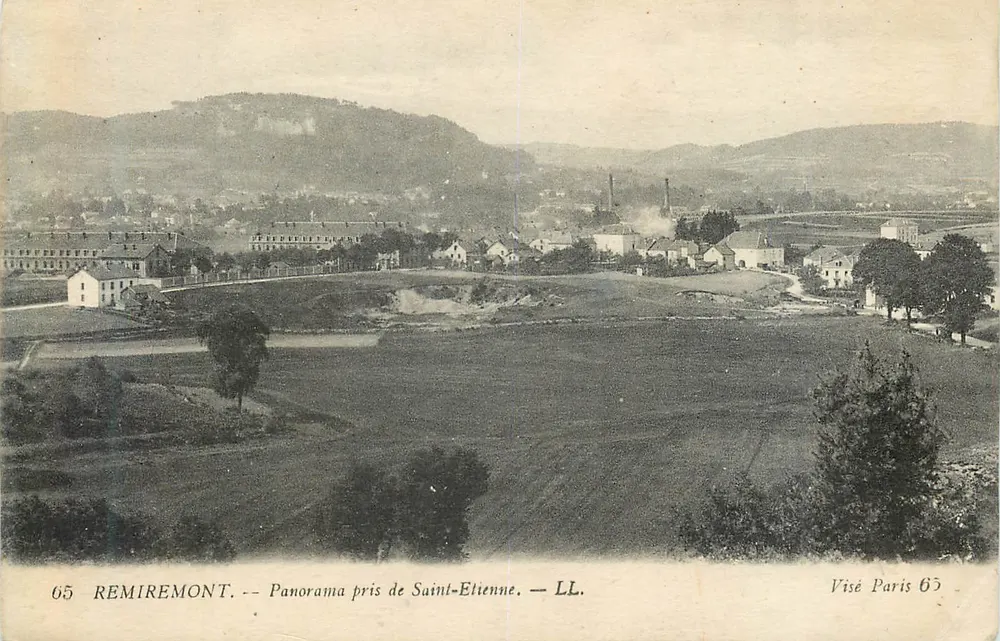 Remiremont — Panorama tirado de Saint-Étienne — LL. - Frente