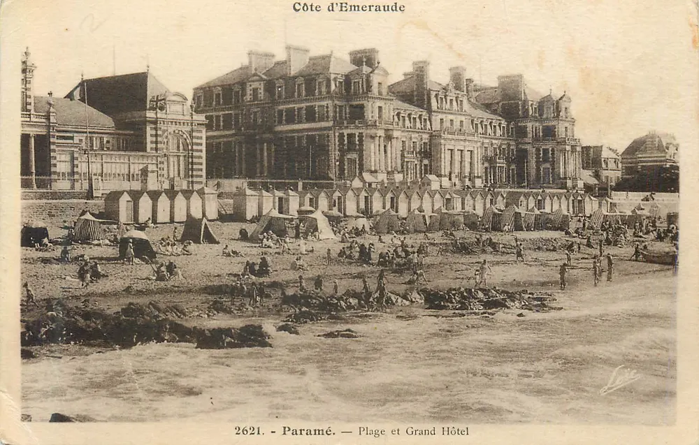 Paramé — Strand und Grand Hotel — Côte d'Émeraude - Vorderseite