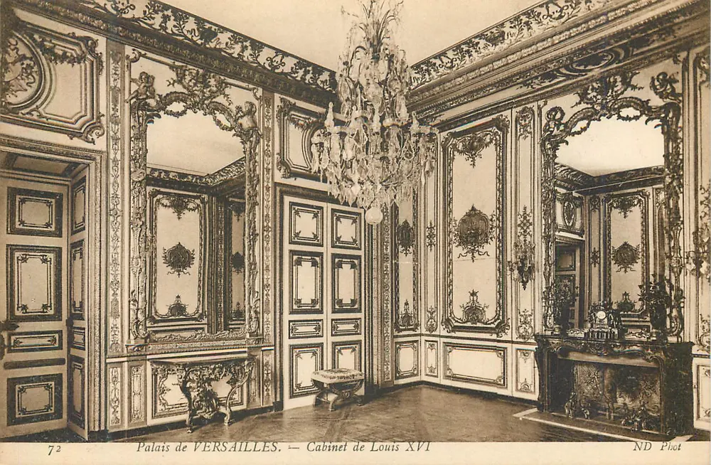 Palais de VERSAILLES. — Cabinet de Louis XVI — ND Phot - Recto
