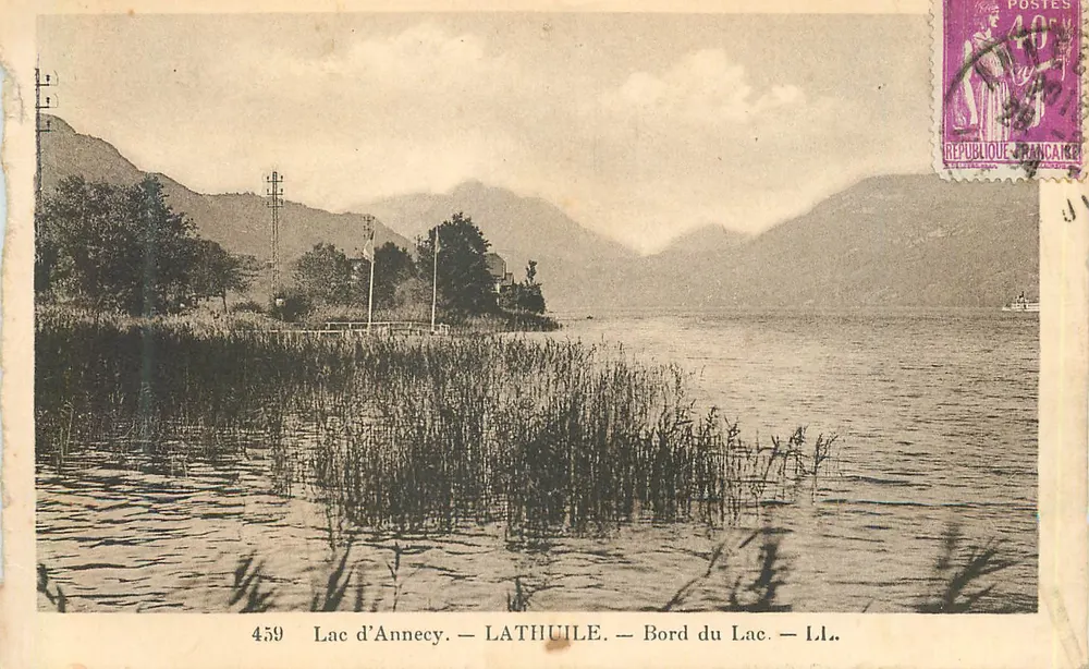 Lac d'Annecy — Bord du Lac — LATHUILE — n°459 - Recto