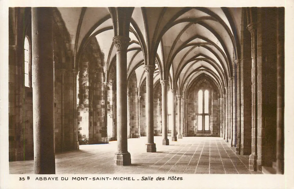 Abtei Mont-Saint-Michel — Saal der Gäste — Edition der historischen Denkmäler - Vorderseite