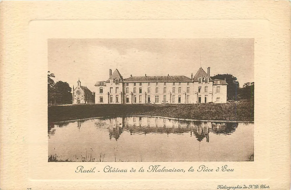 Rueil - Castelo da Malmaison, a Pequena Piscina — Heliografia de N.D. Phot. - Frente