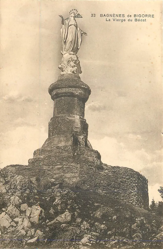 La Vierge du Bédat — Bagnères-de-Bigorre — Cie Alsacienne des Arts Photomécaniques, Strasbourg - Recto