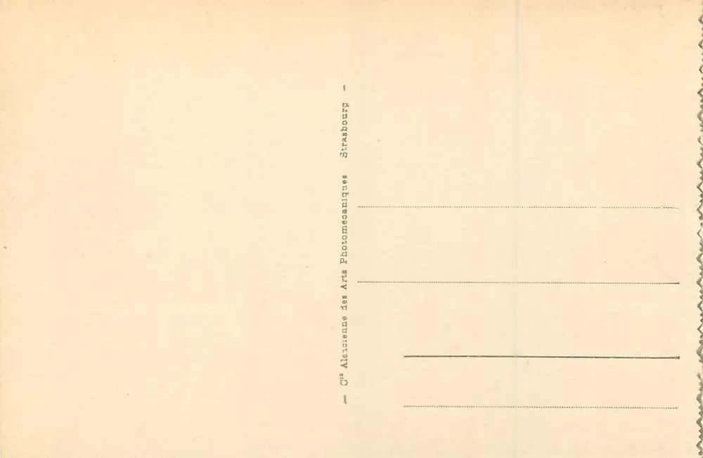 Bagnères-de-Bigorre — La Place des Thermes — éditeur CPA n°13 - Verso