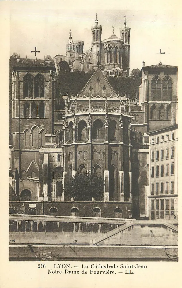 LYON — Kathedrale Saint-Jean Notre-Dame de Fourvière — LL. n° 216 - Vorderseite