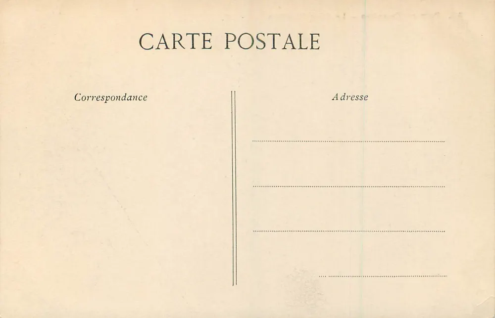 Parque de Versalhes — O Carro de Apolo — C. L. C. n°35 - Verso
