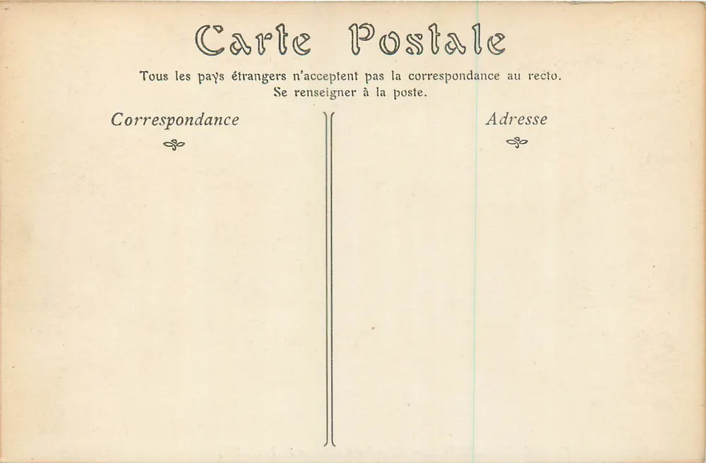 Palais de VERSAILLES. — Chambre à Coucher de Louis XVI — RED. Piot - Verso