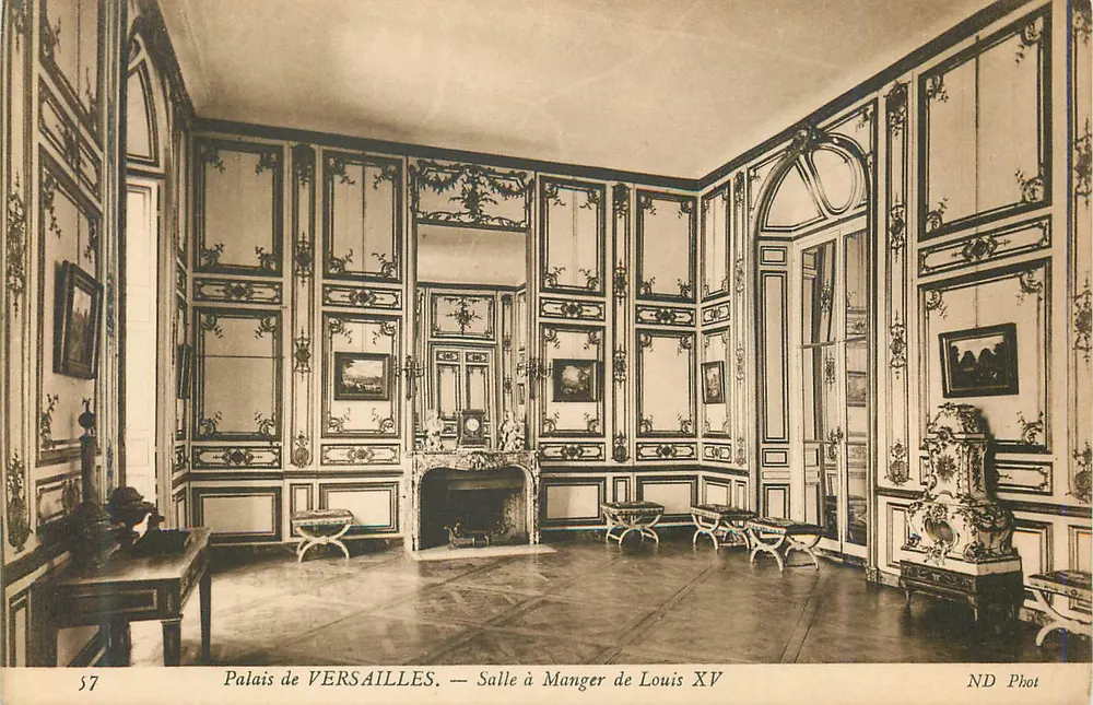 Schloss VERSAILLES — Speisesaal von Louis XV — ND Phot - Vorderseite