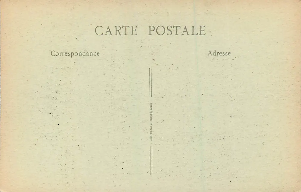 Lyon - Le Coteau de Sainte-Foy — B.F., Paris - Verso