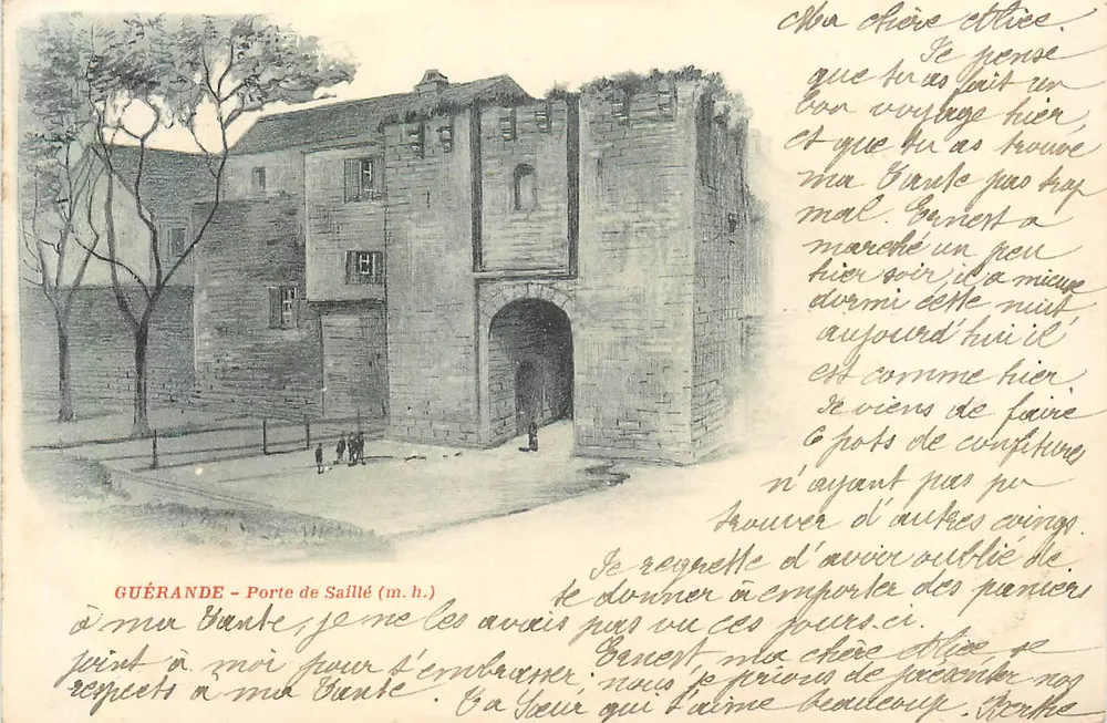 Guérande - Porte de Saillé (m. h.) - Recto