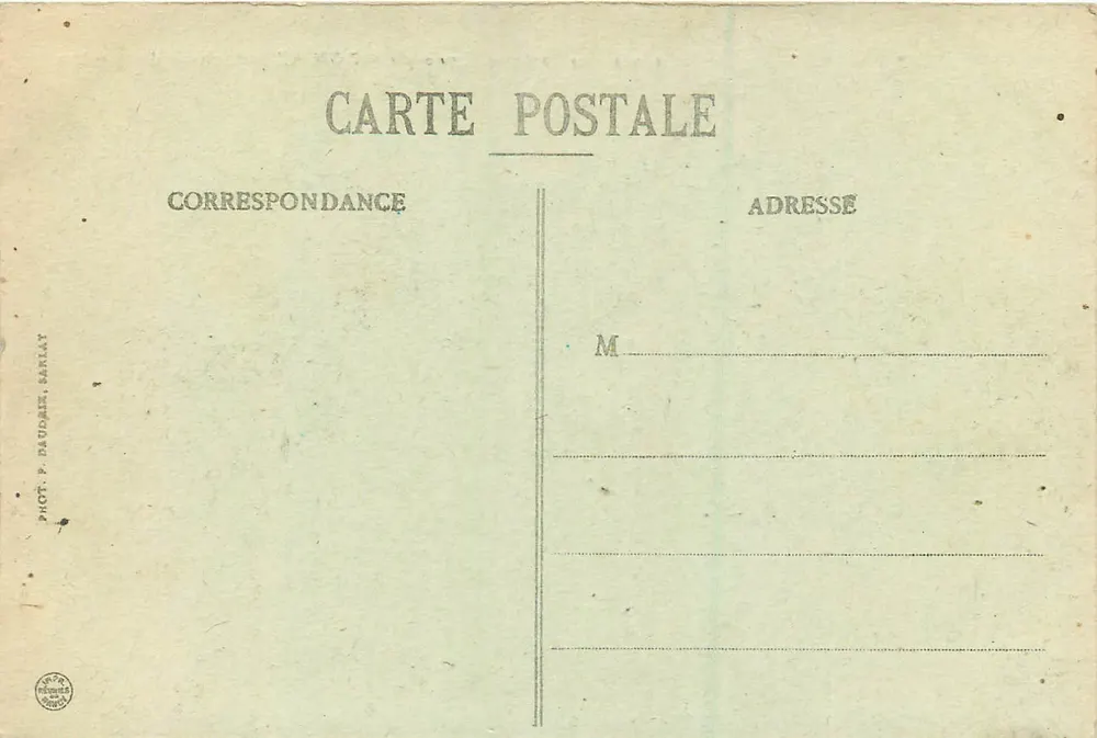 Rochers de Caudon — DOMME — Die pittoreske Dordogne — P.D.S. - Rückseite