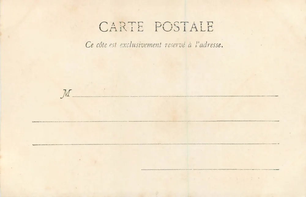 Cauterets (H.-P.) — O Ponte da Espanha — G. Pondarré e filhos, editor, Orliéz (B.-P.) - Verso
