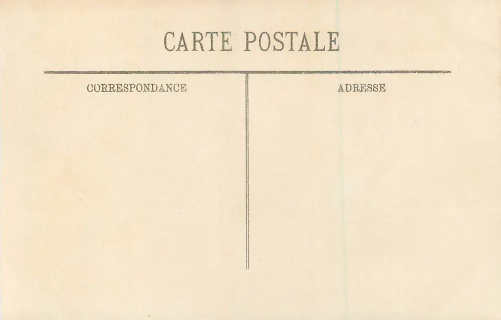 Ambiente de Cauterets — A Cachoeira de Lutour — LL. - Verso