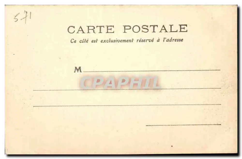 Saint-Tropez - Le Quai et Statue du Bailli de Suffren — Éditions J. Brun et Cie, Carpentras, n°4 - Verso