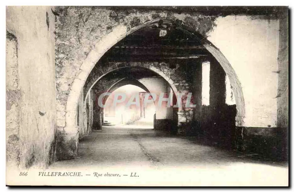 Villefranche — Rua escura — LL. n° 866 - Frente