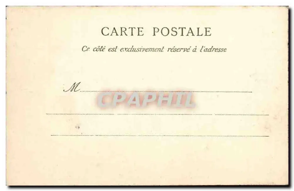 Monte-Carlo — Le Grand Hôtel de Paris — éditeur anonyme - Verso