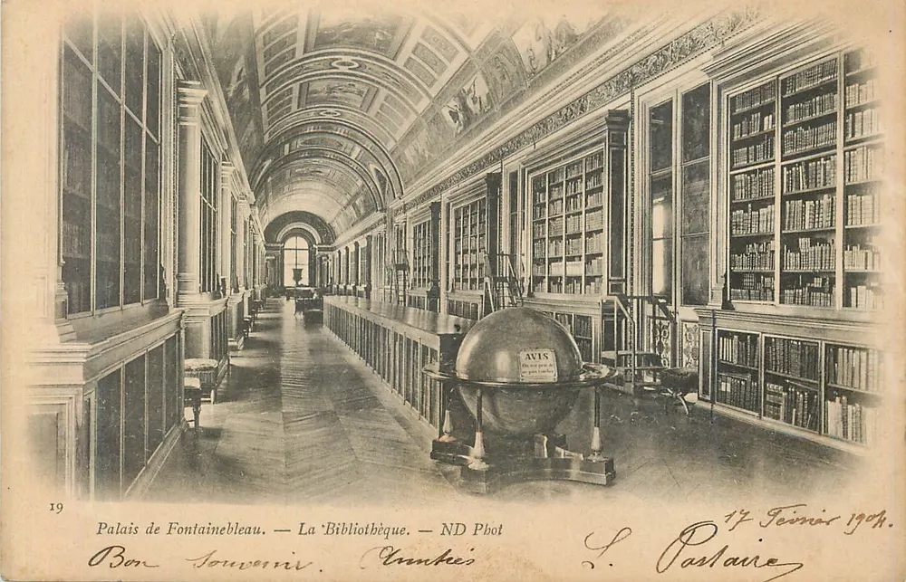 Palast von Fontainebleau — Die Bibliothek — ND Phot - Vorderseite
