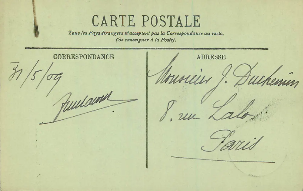 Rouen — Notre-Dame et la Tour de Beurre — LL. — N°58 - Verso