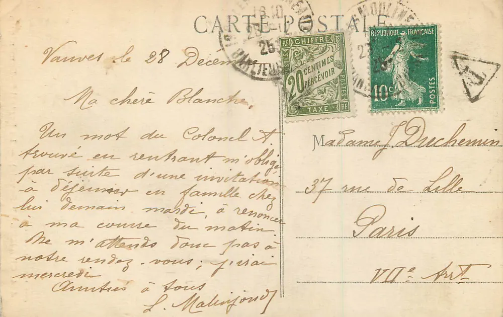 Chambéry (Savoie) — Tor St-Dominique — Sammlung L. Grimal - Rückseite