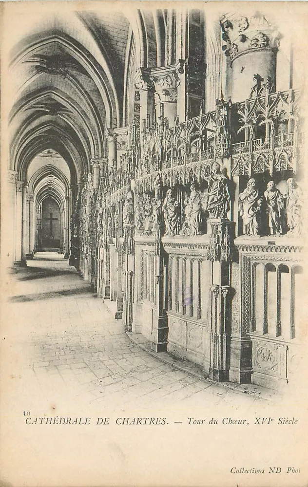 Catedral de Chartres — Torre do Coro, Século XVI — Collections ND Phot - Frente