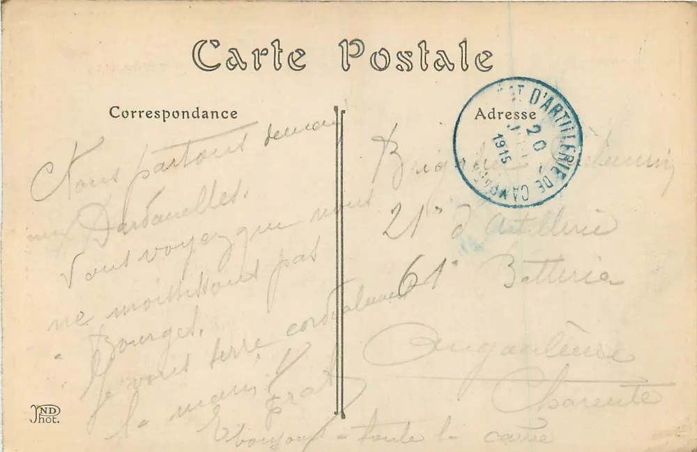 Bourges — Abside da Catedral — ND. Fot. n°14 - Verso