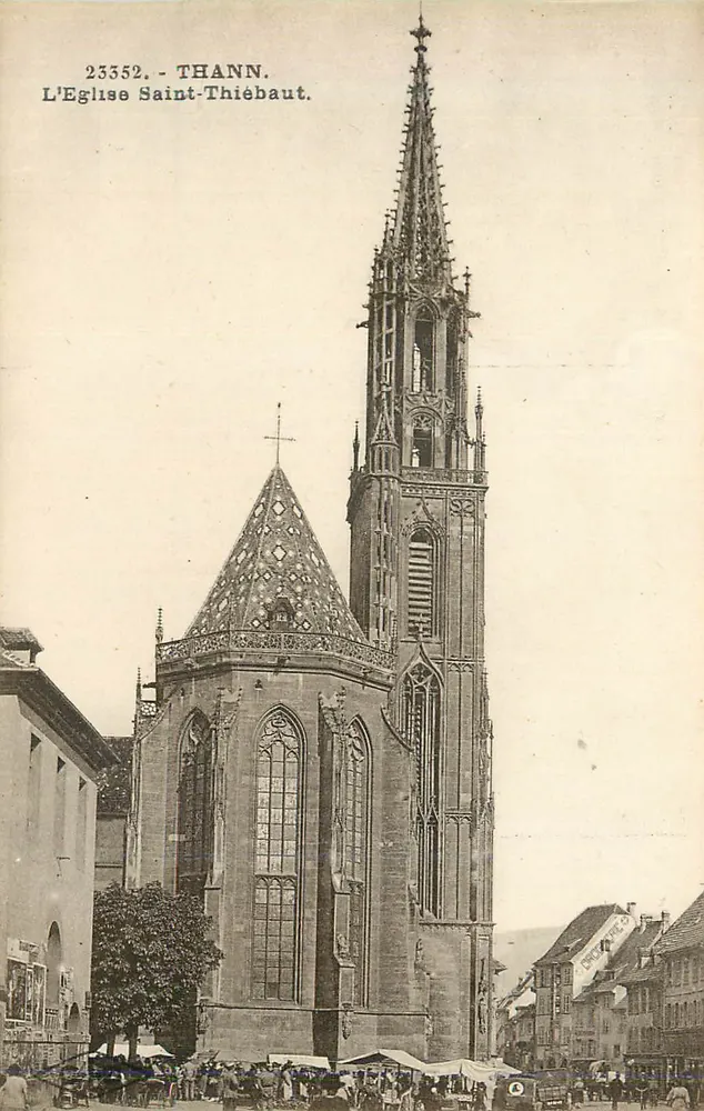 Thann - De Kerk van Sint Thiébaut — Uitgever C. Lardier, n° 23552 - Voorkant