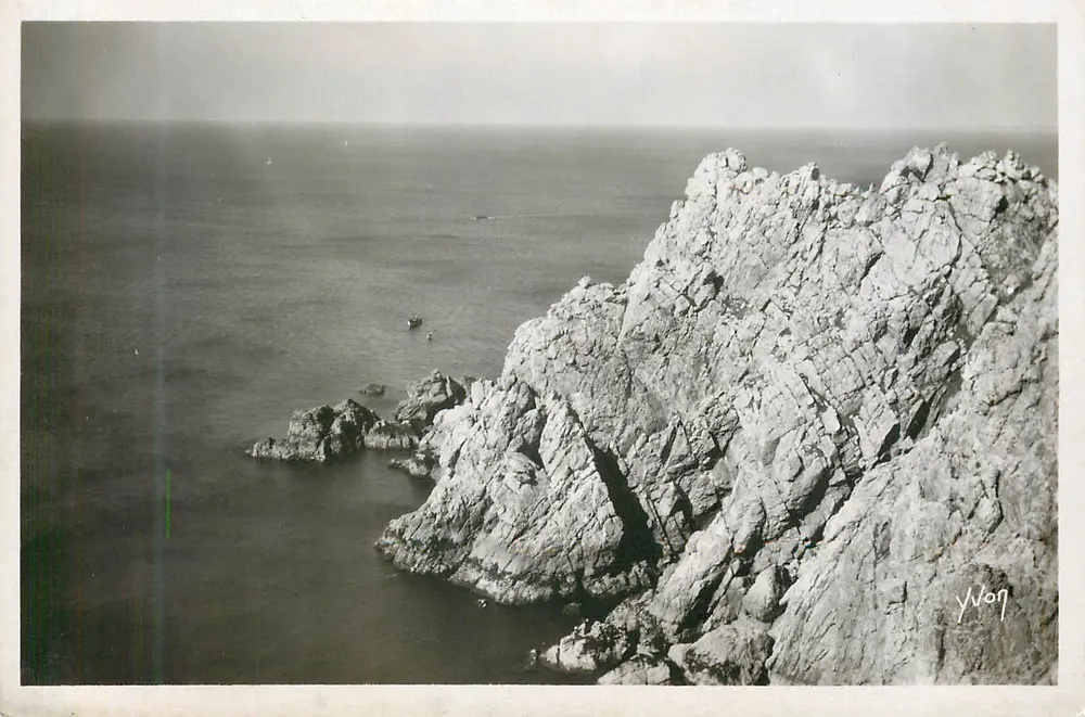 Camaret (Finistère) — Felsige Klippen an der Pointe de Pen-Hir — Yvon - Vorderseite